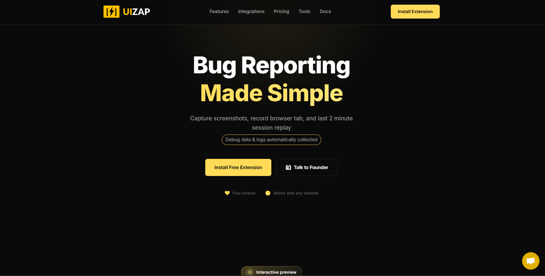 uizap screenshot and logo